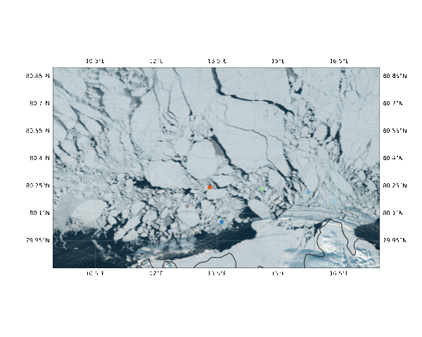24-hour AI-generated sequence north of Svalbard